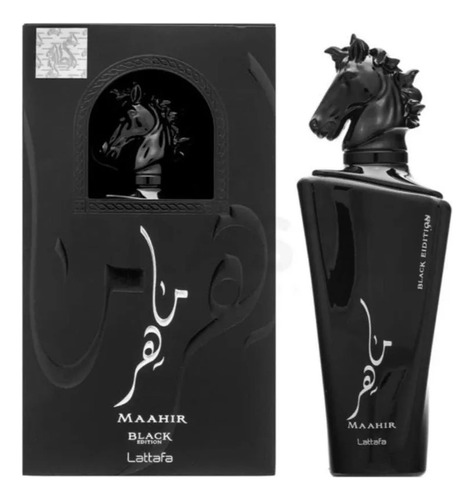 Perfume Arabe Maahir Black Lattafa Edp Factura A Y B