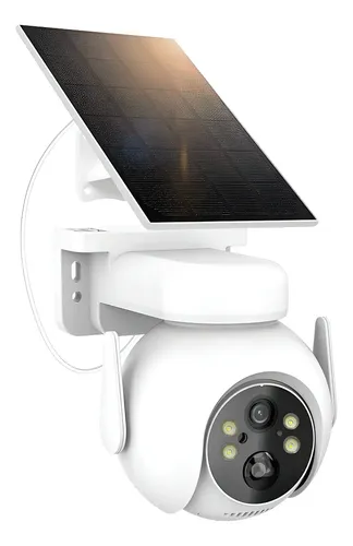 Câmera Segurança Externa Energia Solar Q8 Placa Solar Wifi Full H...