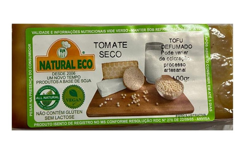 Kit 2 Tofu Defumado Orgânico Sabor Tomate Seco 100g