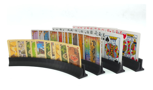 Sujetador De Barajas Soporte Juegos De Mesa Cartas 4 Piezas Sin Idioma