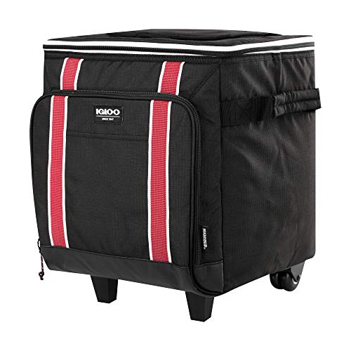 Large Portable Insulated Soft Coolers With Rolling Whee...