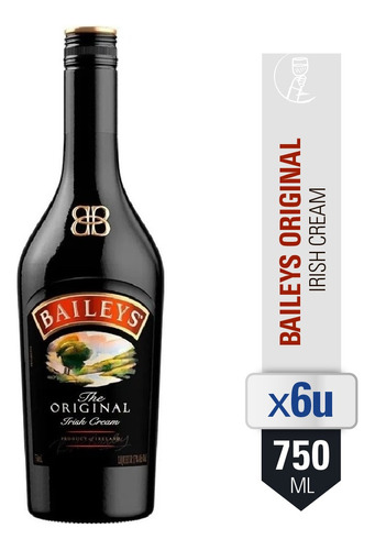 Combo Licor Baileys Original Irish Cream 750 Ml X6