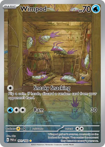 Wimpod 191/182 Carta Pokemon Paradox Rift Scarlet & Violet