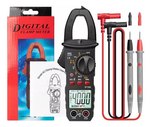 Alicate Amperímetro Digital Minipa ST180 - 600V, Ferramenta para Medição de Energia com Precisão | Capacimetro Digital | Voltimetro Digital | Multimetro digital Multimetro Digital Profissional