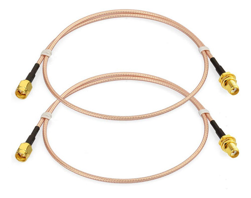 Bingfu Sma - Cable De Extensin De Antena Hembra Para Mamparo