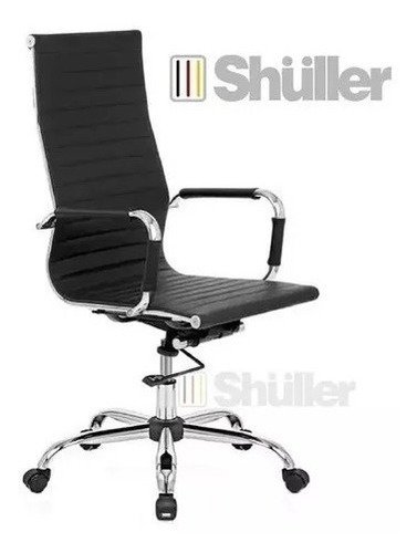 Imagen 2 de 6 de Silla De Escritorio Cg33 Shuller Tapizado Cuero Sintético