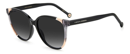 Gafas De Sol Carolina Herrera Ch Black Grey Shaded Mujer