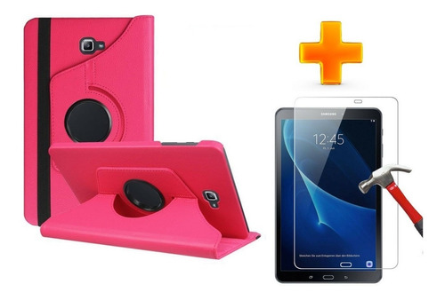 Funda + Cristal Templado Para Galaxy Tab A 10.1 Sm-p580 P585