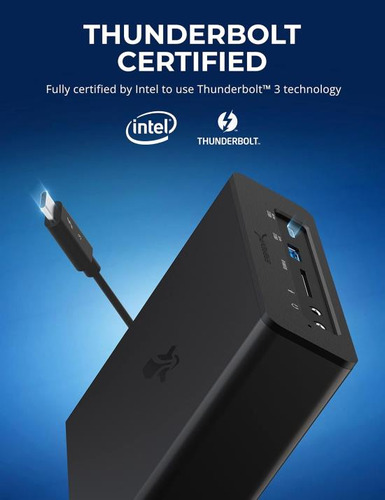 Sabrent Estación De Acoplamiento Thunderbolt 3 Dual M.2 Ssd