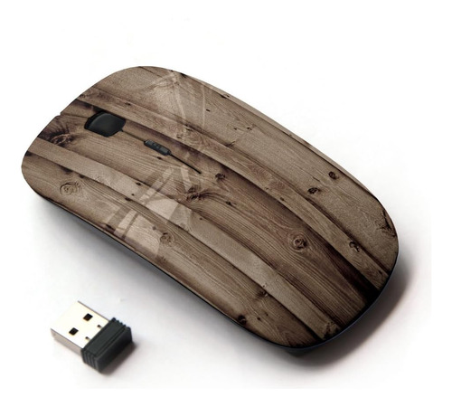 Koolmouse [mouse Inalámbrico Óptico 24g [madera Retro]