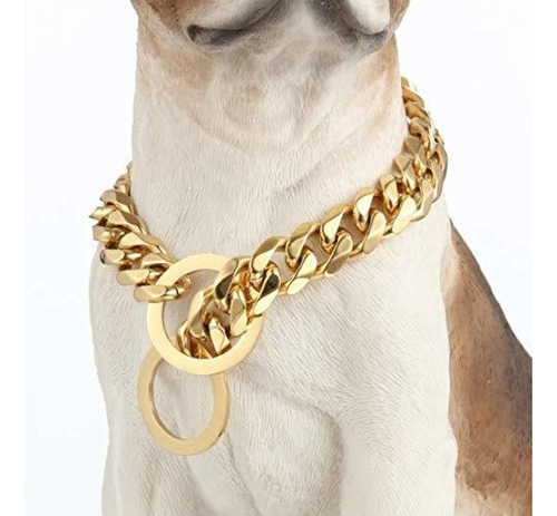 Collar De Perro De Cadena Deslizante De 19 Mm Accesorio