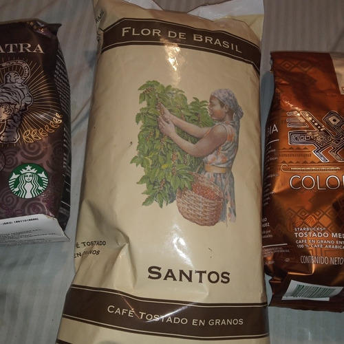  Café Santos Bourbon La Flor De Brasil  X Mayor Y Menor 