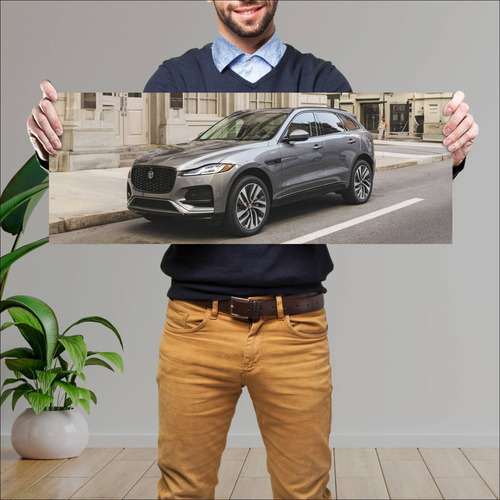 Cuadro 30x80cm Auto 2021 Jaguar F Pace Us Auto 584