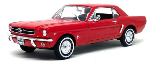 Miniatura Carro Ford Mustang Coupe 1964 Vermelho Welly
