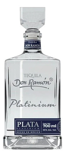 Paquete De 3 Tequila Don Ramón Plata Platinum 700 Ml