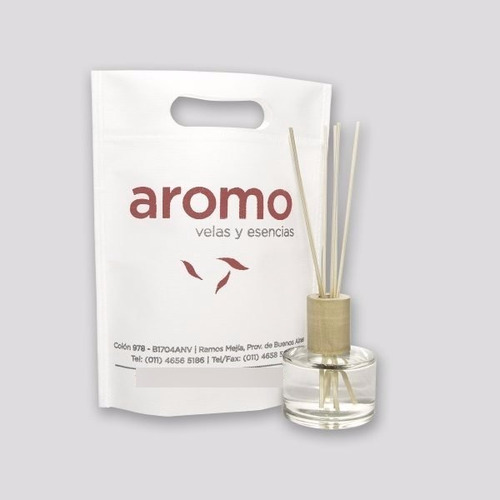 Aromatizado. Difusor De Vidrio Con Tapa De Madera 100 Ml