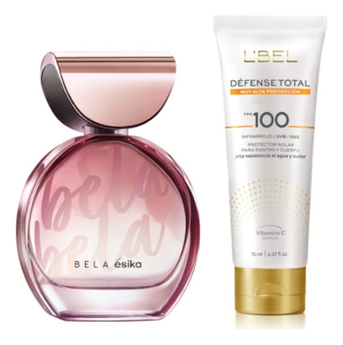 Pack Perfume Bela De Esika Y Bloqueador L'bel Pfs 100