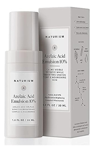 Emulsión De Ácido Azelaico Al 10% - 1.0 Fl Oz De Naturium