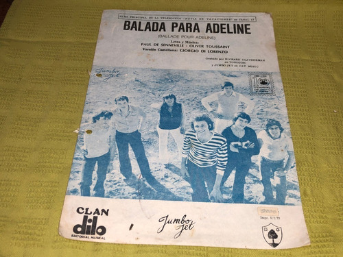 Balada Para Adeline - Paul De Senneville - Clan Dilo