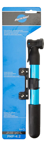 Park Tool Pmp-4.2b Blue Mini Pump