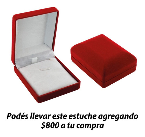 Imagen 3 de 6 de Cadena Con Dije Susanito Plata 925 Piedra Corazón Mujer