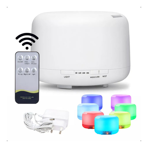 Aromatizador Umidificador De Ar Difusor De Óleos Essenciais