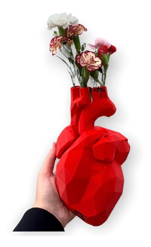 Florero De Corazón Anatómico Impreso En 3d - Detta3d