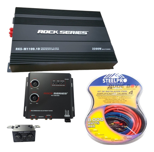 Amplificador 1 Canal+epicentro Restaurador+kit Cal 4 D Cobre
