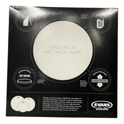 Set Parche Hidraulico Evans Ec2s Frosted 12 13 16 Outlet Fume
