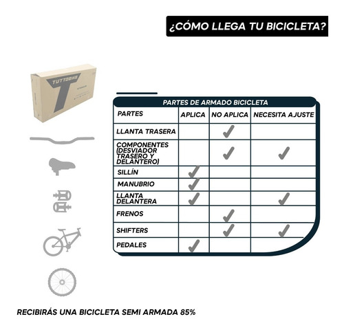 Imagen 5 de 9 de Bicicleta Urbana Aluminio Monk Crusier Rodada 26