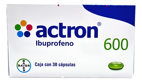 Actron 600mg Caja Con 30 Capsulas