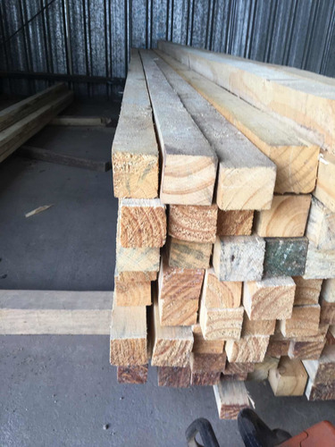 Tirantes 3x3x3,30 Madera Pino De Primera