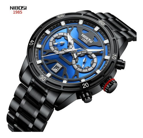 Reloj Deportivo De Lujo De Acero Inoxidable Para Hombre