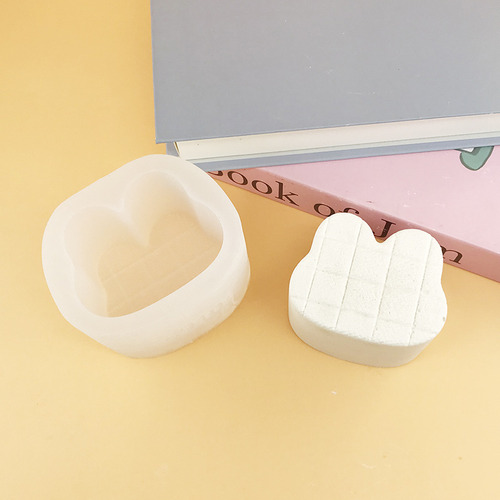 Bloque De Tofu Squeeze Mold Con Forma De Cabeza De Conejo He