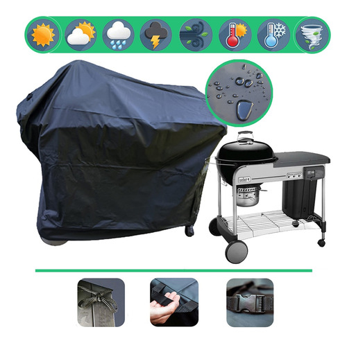 Funda Cubre Barbacoa Weber Performer Deluxe Lona Impermeable