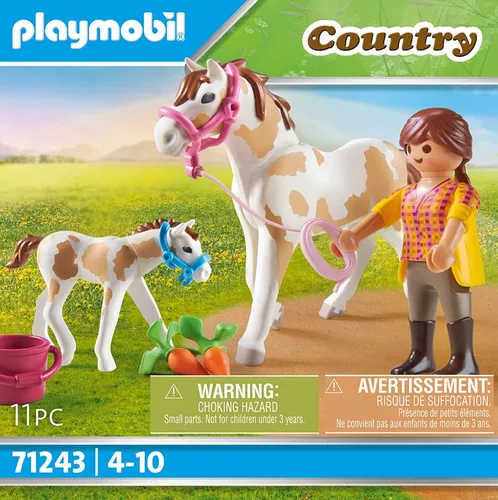 Playmobil Country: Cavalo com Potro