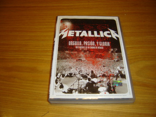 Metallica Orgullo Pasion Y Gloria Dvd Argentina Heavy Metal