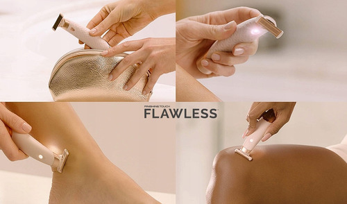 20pz Flawless Finishing Touch Nu Razor Depiladora Eléctrica
