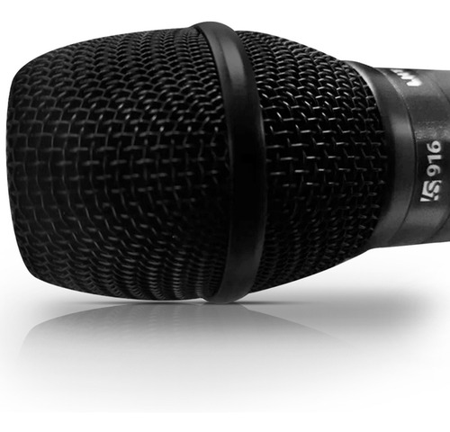 Microfone Duplo Sem Fio Digital 32 Frequências Ls916 Leson