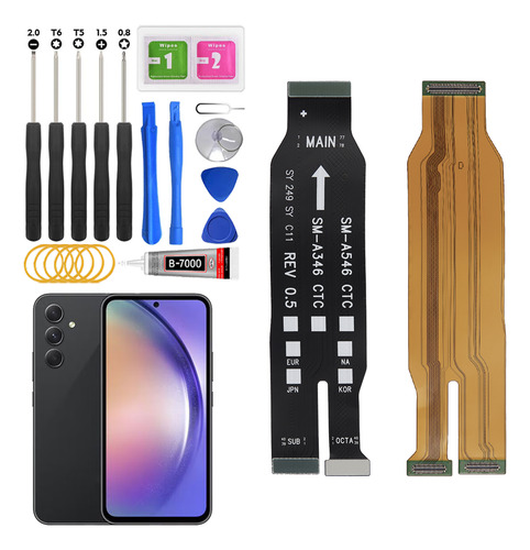 Main Flex Conexión Logica Placa Para Samsung A34 A346 A54 5g