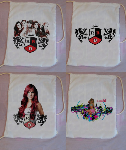 Rebelde Kit Rbd Camiseta, Almofada, Caneca, Bolsa