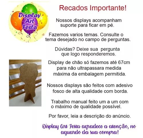 KIT DE DISPLAY EM MDF - LULUCA