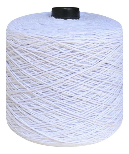 Linha Crochê Colorida 8 Fios 2 Kg Barbante Tricô Eco Brasil Cor Branco