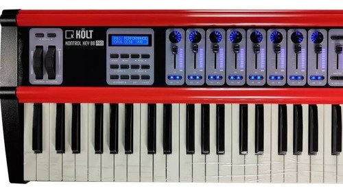 Teclado controlador Kolt 88pro Midi de 88 teclas