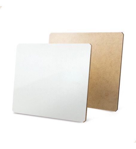 Cake Board 40x40cm Quadrado Bolo Confeitaria Mdf 3mm Com 10 Cor Branco
