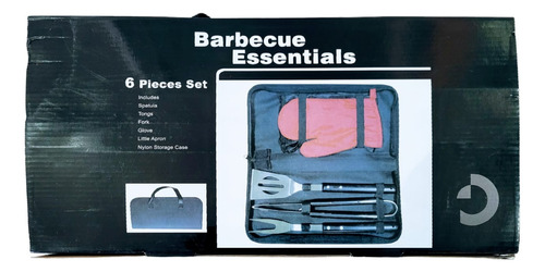 Kit Para Asar Bbq De Acero Inoxidable 6pzs