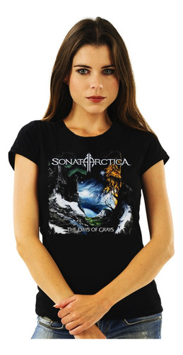 Polera Mujer Sonata Arctica The Days Of Grays Metal Impresió