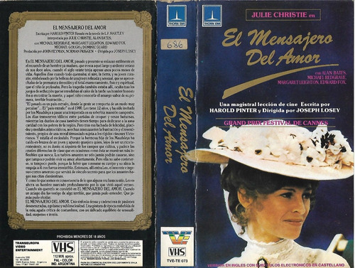 El Mensajero Del Amor Vhs Julie Christiealan Bates 1970