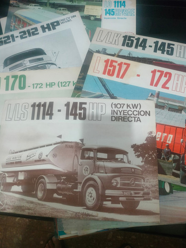 Folletos De Camiones Y Colectivos Mercedes Benz (Usado)