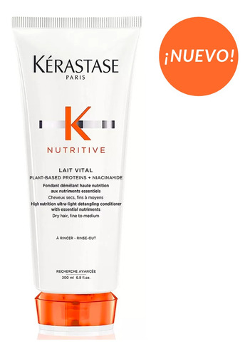 Acondicionador Para Cabello Seco Kerastase Lait Vital 200 Ml